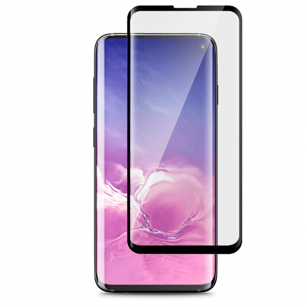 Szkło na cały ekran z ramką - super wytrzymałe 9D do Samsung Galaxy S10