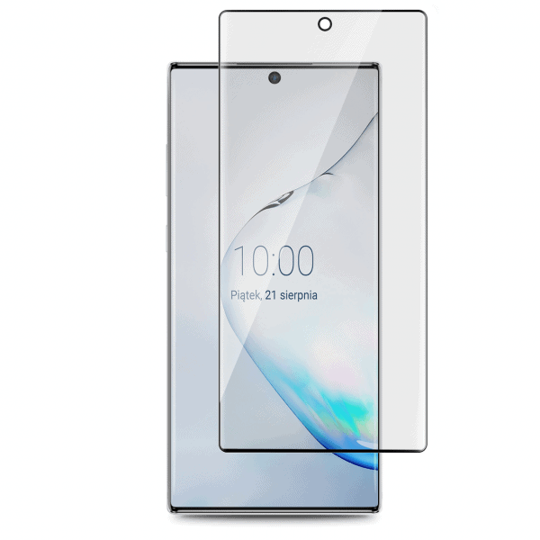szkło na cały ekran z ramką wytrzymałe 9D do Samsung Note 10