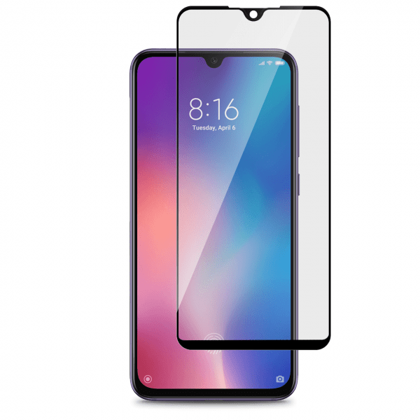 szkło na cały ekran z ramką wytrzymałe 9D do Xiaomi Mi 9