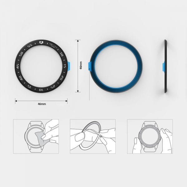 Ramka pierścień na ekran do Huawei Watch GT