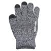 Uniwersalne rękawiczki zimowe do ekranów dotykówych jasnoszare