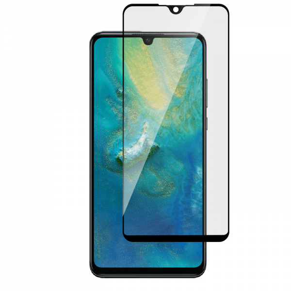 szkło na cały ekran z ramką wytrzymałe 9D do Huawei Mate 20