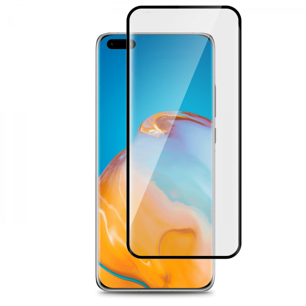 Szkło na cały ekran z ramką - super wytrzymałe 9D do Huawei P40 Pro