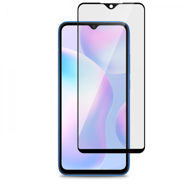 szkło na cały ekran z ramką wytrzymałe 9D Xiaomi Redmi 9A