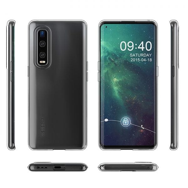 etui do Oppo X2 Pro silikonowe przezroczyste