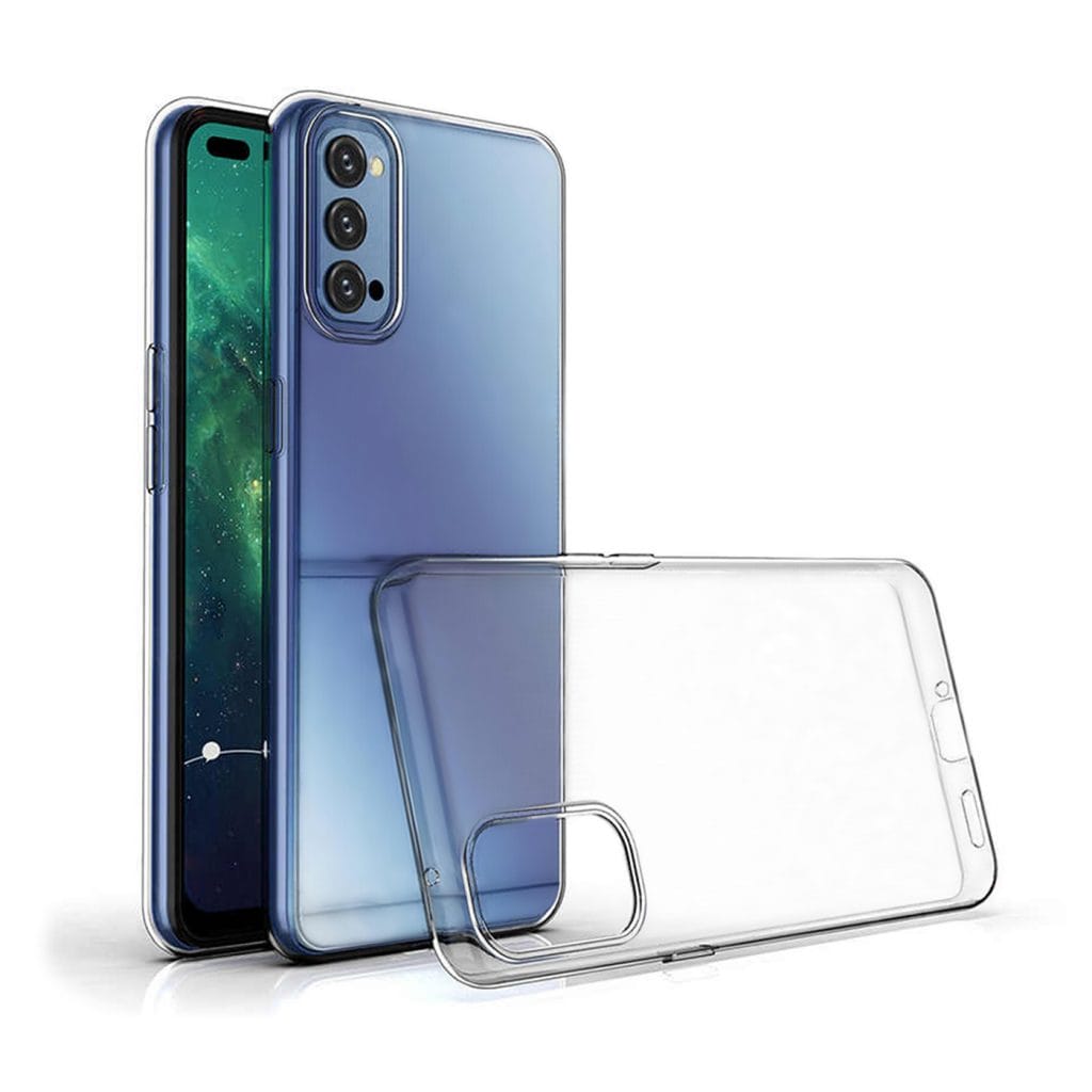 Etui do Oppo Reno 4 silikonowe przezroczyste - Szkła hartowane ...