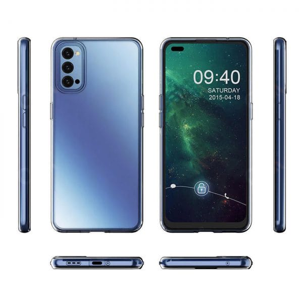 etui do Oppo Reno4 silikonowe przezroczyste