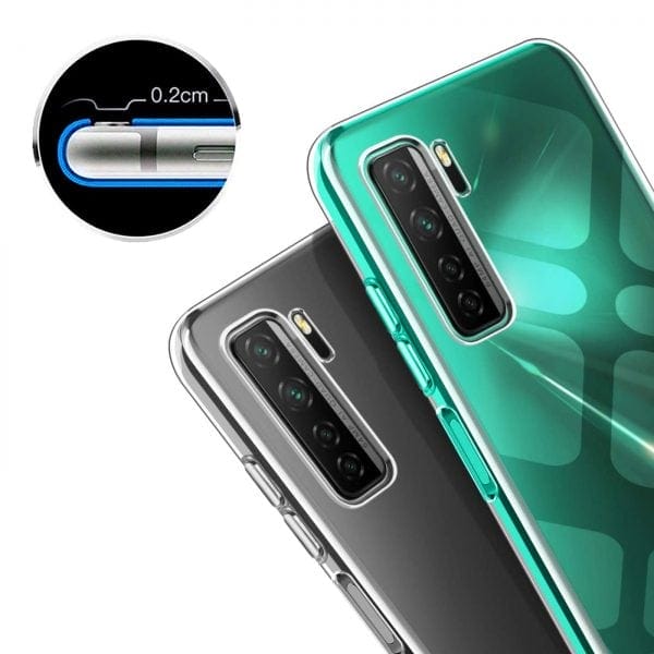 etui do Huawei P40 Lite 5G silikonowe przezroczyste