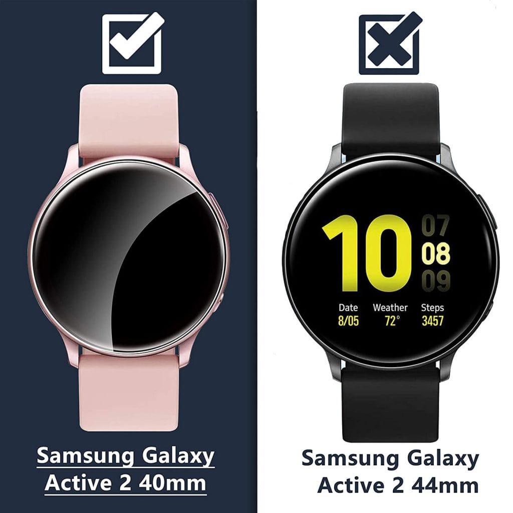 Folia hydrożelowa na ekran Samsung Galaxy Watch Active 2 40 mm - SzkÅa hartowane, ochronne