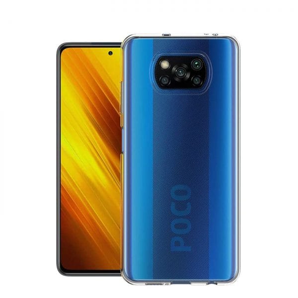 etui do Xiaomi Poco X3 NFC silikonowe przezroczyste
