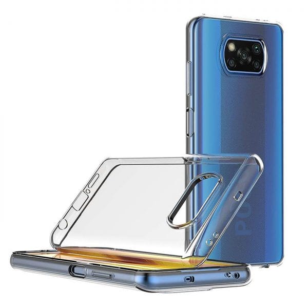 etui do Xiaomi Poco X3 NFC silikonowe przezroczyste