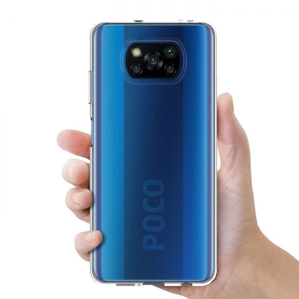 etui do Xiaomi Poco X3 NFC silikonowe przezroczyste