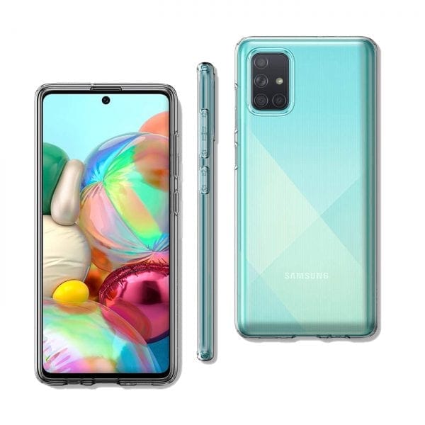 etui do Samsung Galaxy A71 silikonowe przezroczyste