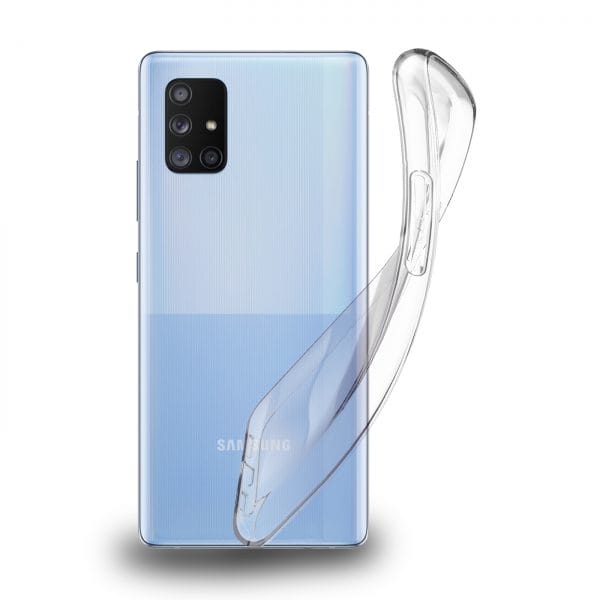 etui do Samsung Galaxy A71 5G silikonowe przezroczyste