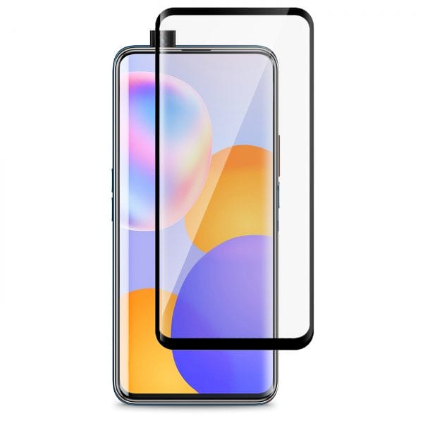 Szkło na cały ekran z ramką wytrzymałe 9D Huawei Y9a