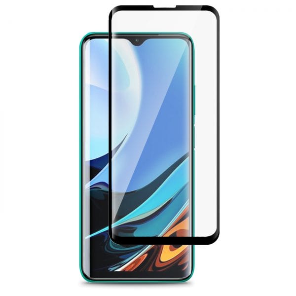 Szkło na cały ekran z ramką wytrzymałe 9D Xiaomi Redmi 9T