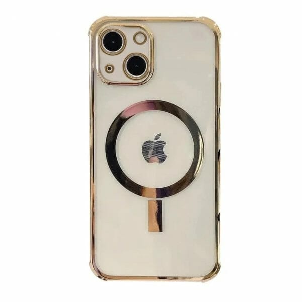 Etui przeźroczyste do iPhone 13 Sheer Gold Superstar antishock złote