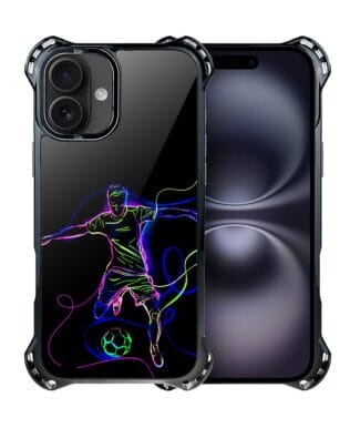 Etui do iPhone 16 Plus IBIZU DropGuard Ultra z MagSafe, #ElectroMove, Moc football’u