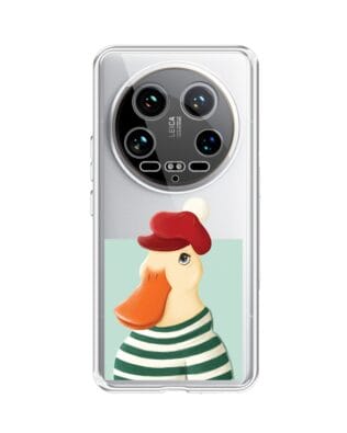 Etui do Xiaomi 14 Ultra przeźroczyste, silikonowe Flexi, kaczuszka