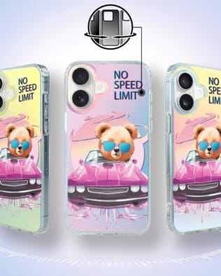 Etui do iPhone 16 Plus IBIZU California Sunset z MagSafe, zmieniające kolor, Pink Car, różowy samochód