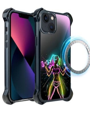 Etui do iPhone 13 IBIZU DropGuard Ultra z MagSafe, #ElectroMove, Wibracja fitness