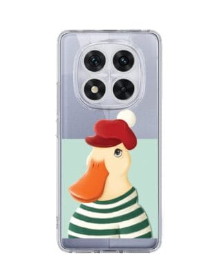 Etui do Xiaomi Redmi Note 14 Pro 5G przeźroczyste, silikonowe Flexi, kaczuszka