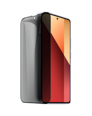 Szkło prywatyzujące z czarną ramką do Xiaomi Redmi Note 13 Pro 5G