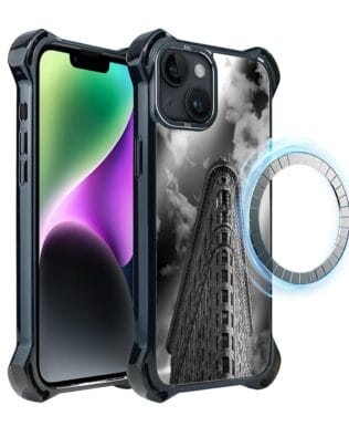 Etui do iPhone 14 IBIZU DropGuard Ultra z MagSafe, Noir City, Flatiron