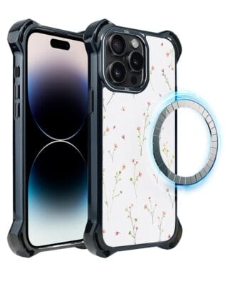 Etui iPhone 14 Pro IBIZU DropGuard Ultra z MagSafe, Pastel Bloom, Polna fantazja