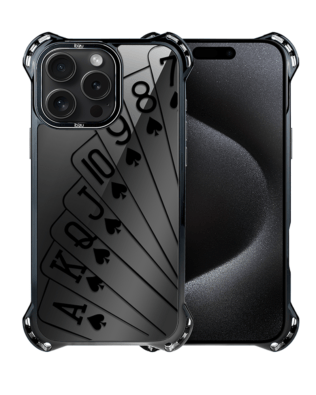 Etui do iPhone 15 Pro Max IBIZU DropGuard Ultra z MagSafe, Midnight, Karty do gry