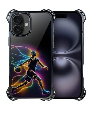Etui do iPhone 16 Plus IBIZU DropGuard Ultra z MagSafe, #ElectroMove, Duch koszykówki