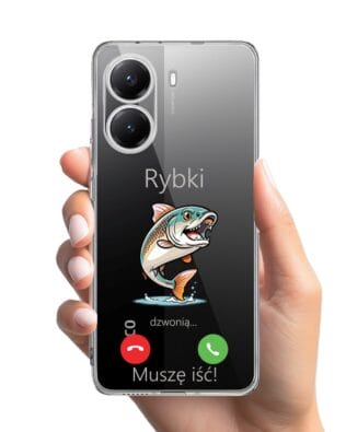 Etui do Xiaomi POCO X7 Pro przeźroczyste, silikonowe Flexi, rybki dzwonią