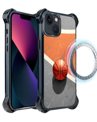 Etui do iPhone 13 IBIZU DropGuard Ultra z MagSafe, #Move, Koszykówka