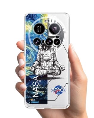 Etui do Xiaomi 15 Ultra przeźroczyste, silikonowe Flexi, Keep Calm in Cosmos