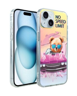 Etui do iPhone 15 Plus IBIZU California Sunset z MagSafe, zmieniające kolor, Pink Car, różowy samochód