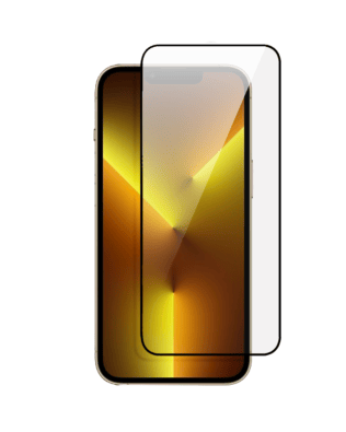 Szkło najtrwalsze kompozytowe z powłoką ceramiczną na cały ekran 5D z czarną ramką do iPhone 13 Pro Max