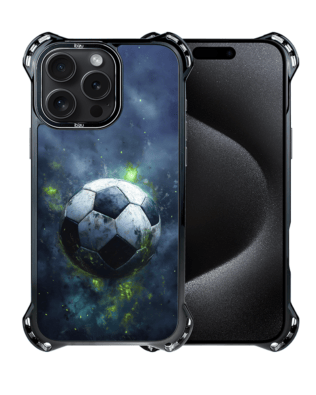 Etui do iPhone 15 Pro IBIZU DropGuard Ultra z MagSafe, #Move, Piłka nożna