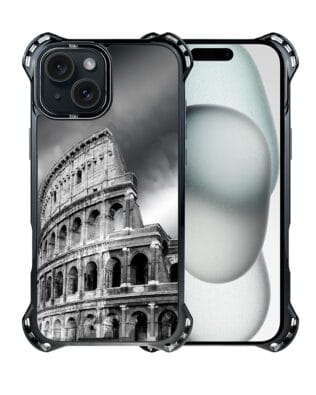 Etui do iPhone 15 IBIZU DropGuard Ultra z MagSafe, Noir City, Koloseum