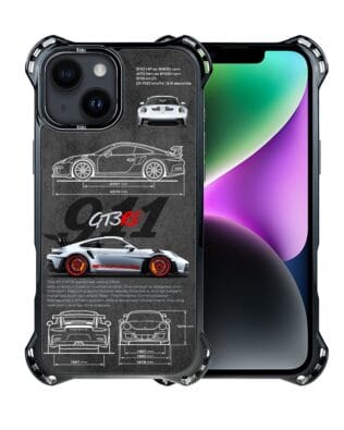 Etui do iPhone 14 Plus IBIZU DropGuard Ultra z MagSafe, TechDrive, 911 GT3 RS