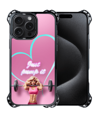 Etui do iPhone 15 Pro IBIZU DropGuard Ultra z MagSafe, #Move, Pump it love