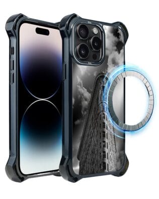 Etui do iPhone 14 Pro Max IBIZU DropGuard Ultra z MagSafe, Noir City, Flatiron