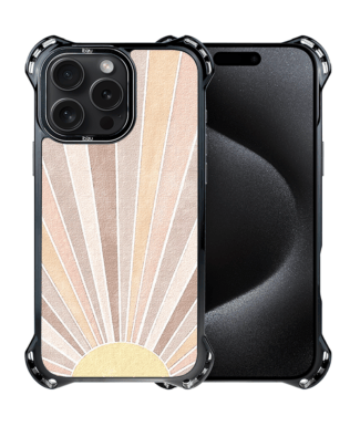 Etui iPhone 15 Pro Max IBIZU DropGuard Ultra z MagSafe, Boho, Wschód słońca