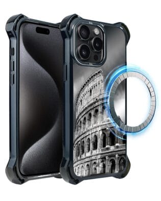 Etui do iPhone 15 Pro Max IBIZU DropGuard Ultra z MagSafe, Noir City, Koloseum