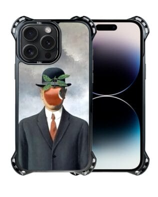 Etui iPhone 14 Pro IBIZU DropGuard Ultra z MagSafe, Rene Magritte, syn człowieczy