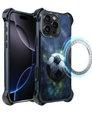 Etui do iPhone 16 Pro Max IBIZU DropGuard Ultra z MagSafe, #Move, Piłka nożna