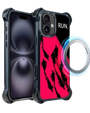 Etui do iPhone 16 Plus IBIZU DropGuard Ultra z MagSafe, #Move, Nocny maraton