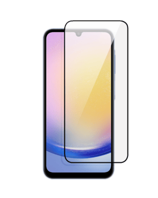 Twarde szkło diamentowe z czarną ramką do Samsung Galaxy A25 5G
