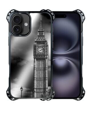 Etui do iPhone 16 Plus IBIZU DropGuard Ultra z MagSafe, Noir City, Big Ben