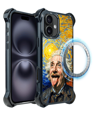 Etui iPhone 16 Plus IBIZU DropGuard Ultra z MagSafe, Einstein