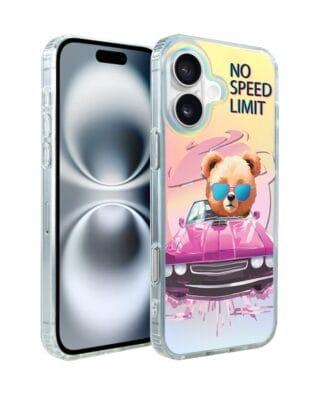 Etui do iPhone 16 Plus IBIZU California Sunset z MagSafe, zmieniające kolor, Pink Car, różowy samochód